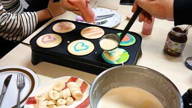 Pancake-Party im Internat des Gabrieli-Gymnasiums