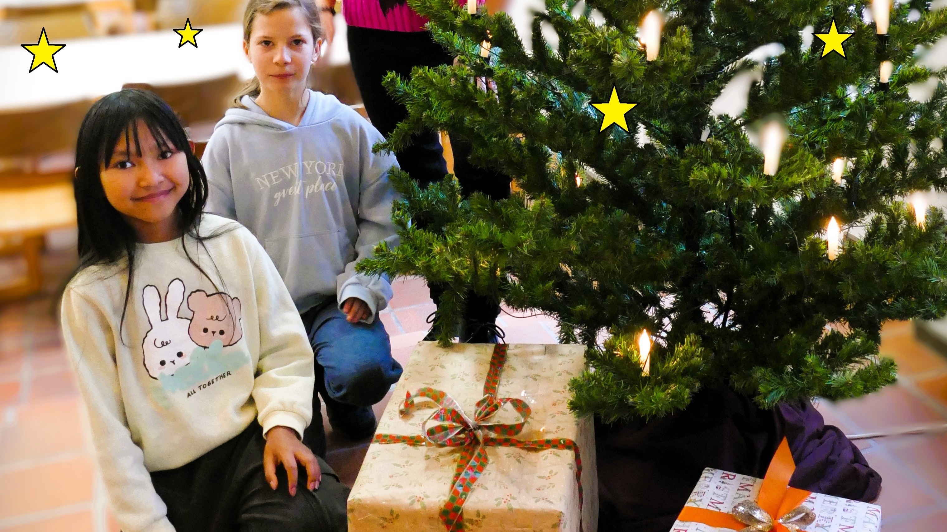 Zwei Weihnachtspäckchen vom Gabrieli-Internat in die Ukraine!